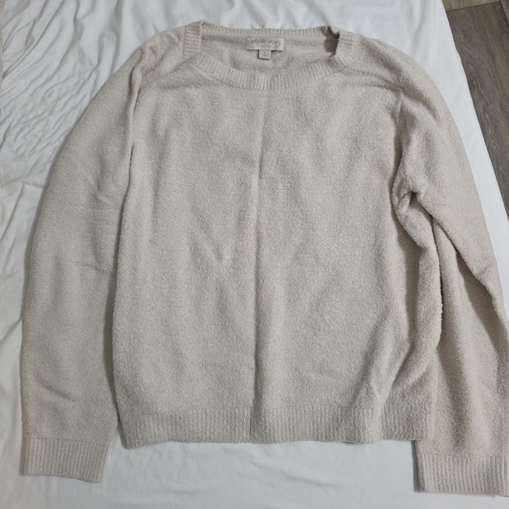 2 PIECE Barefoot Dreams Cozychic Lite Top And Pant Sweater Set